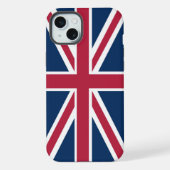 Britse vlag iPhone hoesje (Achterkant)