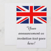 Britse vlag kaart (Voorkant / Achterkant)