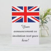 Britse vlag kaart (Staand voorkant)