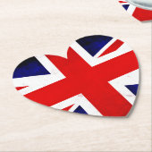 Britse vlag kartonnen onderzetters (Gekanteld)