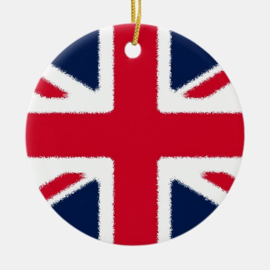 Britse vlag keramisch ornament (Voorkant)
