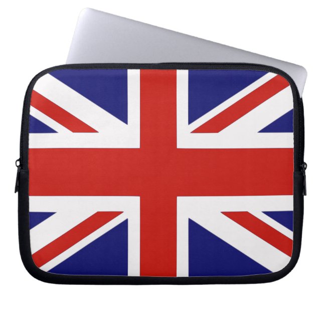 Britse vlag laptop sleeve (Voorkant)