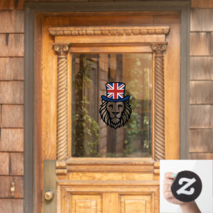 Britse vlag Leeuw Raamsticker