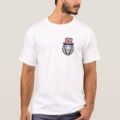 Britse vlag Leeuw T-shirt (Voorkant)