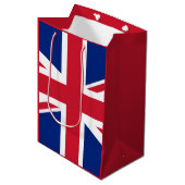 Britse vlag medium cadeauzakje (Voorkant Gekanteld)
