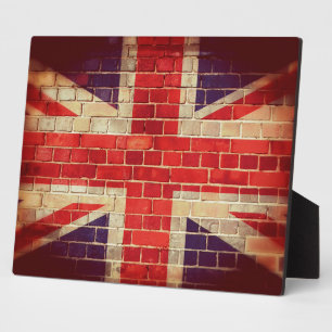 Britse vlag op een muur Fotoplaat