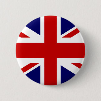Britse vlag pinback | Ontwerp van de uniale hefboo Ronde Button 5,7 Cm