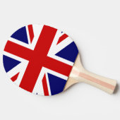 Britse vlag pingpongpeddel voor tafeltennis tafeltennisbatje (Zijkant)