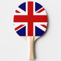 Britse vlag pingpongpeddel voor tafeltennis