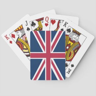 Britse vlag pokerkaarten