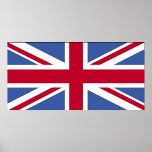 Britse vlag poster