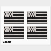 Britse vlag rechthoekige sticker (Vel)