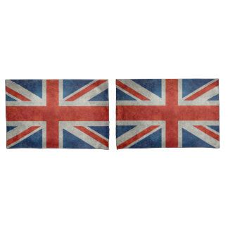 Britse vlag retro-modelpilcases kussensloop
