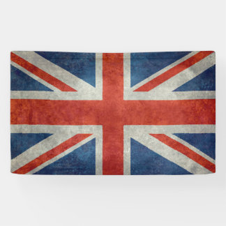 Britse vlag retro-stijl banner vlag