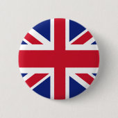Britse vlag ronde button 5,7 cm (Voorkant)