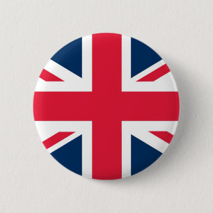 Britse vlag ronde button 5,7 cm