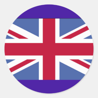 BRITSE VLAG RONDE STICKER
