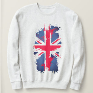 Britse vlag Rood Blauw Wit Union Jack Trui