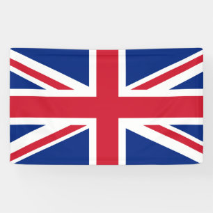 Britse vlag spandoek
