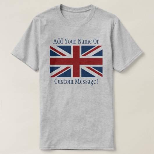 Britse vlag t-shirt (Design voorkant)