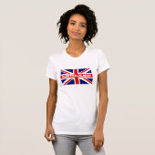 Britse vlag t shirt | Ontwerp van de uniale hefboo (Voorkant volledig)