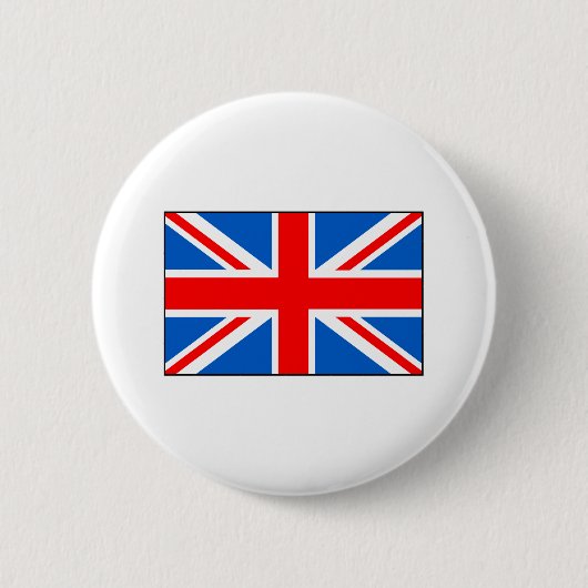 Britse vlag T-shirts en cadeaus Ronde Button 5,7 Cm (Voorkant)