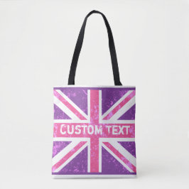 Britse vlag, telefoonboek | Gepersonaliseerd | Draagtas