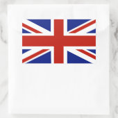 Britse vlag, Union Jack Rechthoekige Sticker (Tas)