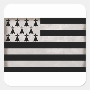 Britse vlag vierkante sticker