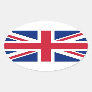 Britse vlag, Vlag van Noord-Ierland Ovale Sticker