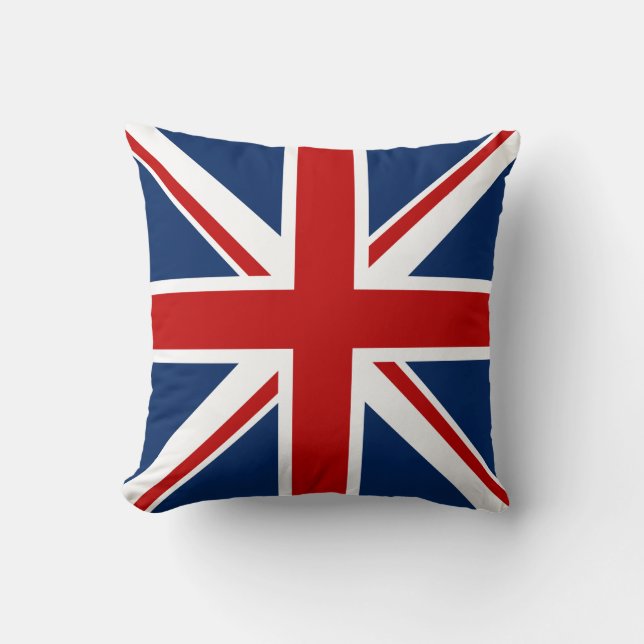 Britse Vlag Worp Kussen (Voorkant)