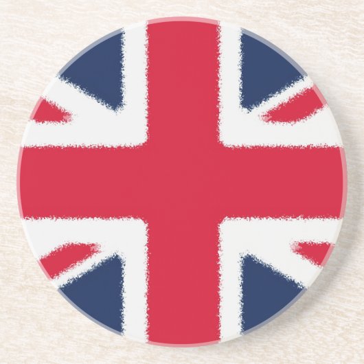 Britse vlag zandsteen onderzetter (Voorkant)