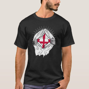 Britse vlaggen thuis van Engeland T-shirt