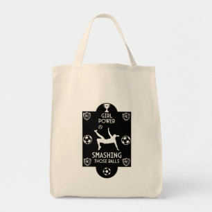 Britse voetbal voor vrouwen tote bag