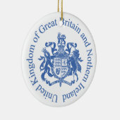 Britse wapenschild keramisch ornament (Rechts)