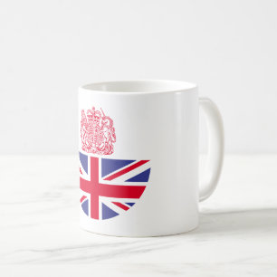 Britse wapenschild koffiemok