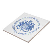 Britse wapenschild tegeltje (Zijkant)