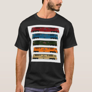 BRITSE WESTERNE LOCOMOTIEVEN VOOR SPOORWEGEN T-SHIRT