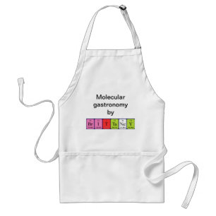 Brittaney periodieke table name apron standaard schort
