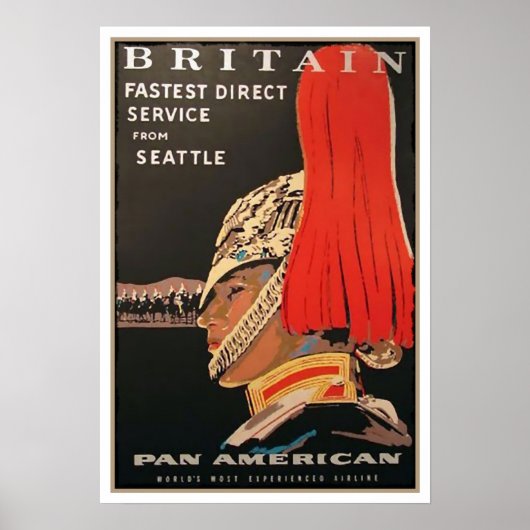 -Brittannië Royal Guard UK Travel Poster (Voorkant)