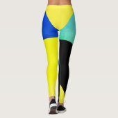 Brittany Ajouter Votre Nom Leggings Art Abstrait (Dos)