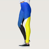 Brittany Ajouter Votre Nom Leggings Art Abstrait (Gauche)