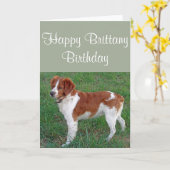 Brittany Birthday Kaart (Gele Bloem)