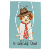 Brittany Dad Medium Cadeauzakje (Achterkant)