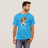 Brittany Dog Life est meilleur T-shirt (Devant entier)