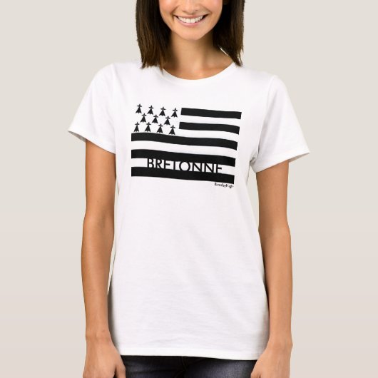 Brittany Flag Breton T-shirt (Voorkant)
