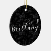 Brittany Flag in Heart, Breton Keramisch Ornament (Rechts)