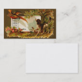 Brittany Flushes Pheasant Victoriaans Visitekaartje (Voorkant / Achterkant)