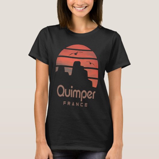 Brittany France Quimper T-shirt (Voorkant)