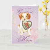 Brittany Heart mama Kaart (Gele Bloem)